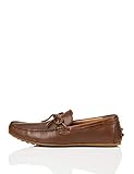 Genoppte Ferse find. Arland Herren Mokassin Schuhe, Braun (Chocolate), 45 EU