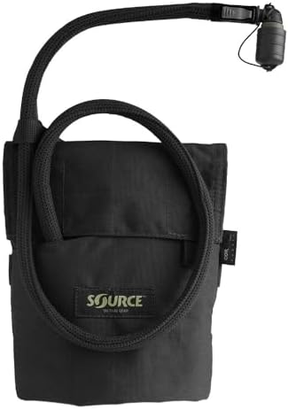 Source Hydration Pack 1 Liter Kangaroo with Molle Pouch Webbing for Easy Attachment to Tactical Vest or War Belt - Closed Cell Insulation Keeps Water Cool, Coyote image 5
