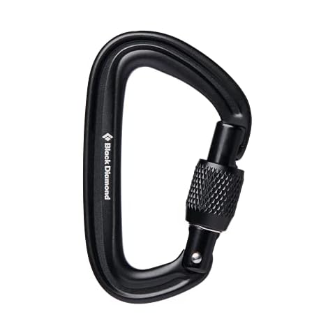 Black Diamond Liteforge Screwgate Carabiner for Climbing Cover