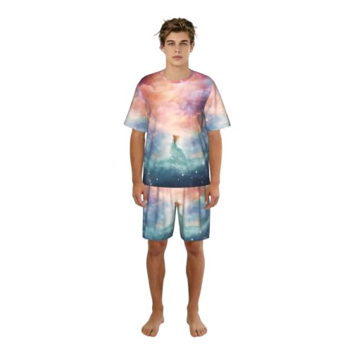 Pyjama doux respirant Fantasy Paradise Space pour vos soirées cocooning