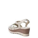 Género: Mujer XTI 48861, Sandalias con Plataforma Mujer, Dorado (Oro Oro), 40 EU