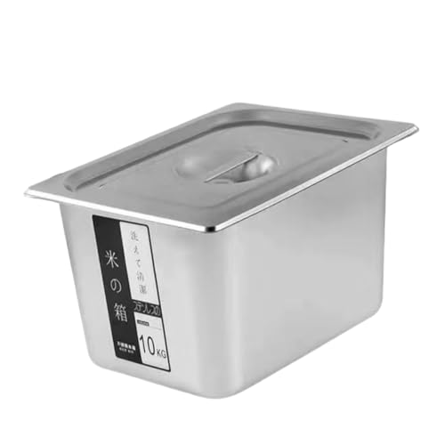 米保存容器 米びつ 32kg Amazon｜米びつ 5KG 米櫃 冷蔵庫 ステンレス素材 蓋付き KCZZ 米 保存