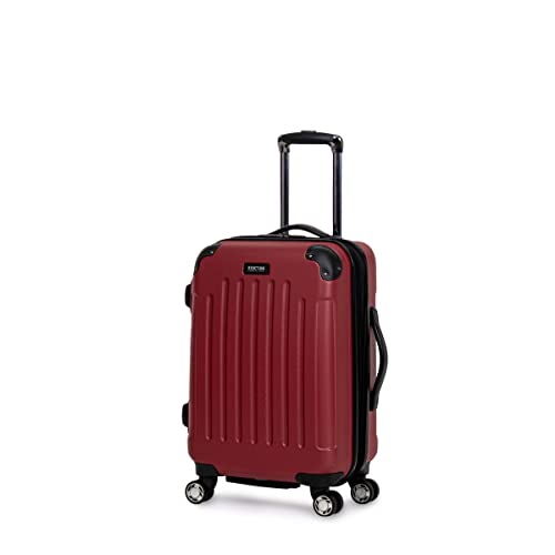 Image of Kenneth Cole REACTION Renegade Luggage Expandable 8-Wheel Spinner Lightweight Hardside Suitcase, Scarlet Red, 20-Inch Carry On, Renegade collection