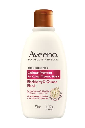Aveeno Aveeno Haircare Colour Protect+ Blackberry & Quinoa Blend Conditioner 300ml – Image 2