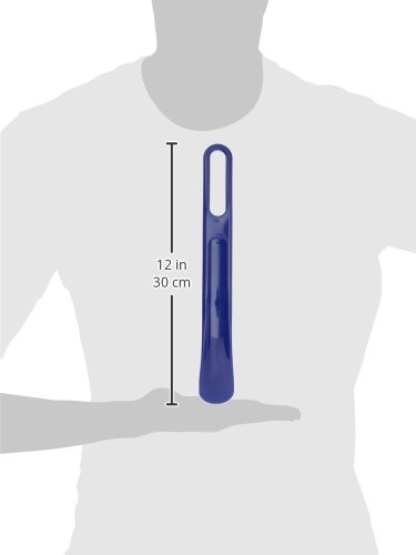 Sammons Preston Shoehorn, 11.5" Blue, Dressing Aid for Limited Reach & Range of Motion, Long Shoe Horn for Shoes, Boots, & Sneakers, Heel Protecting Shoehorn for Elderly, Handicapped, & Disabled users - Image 3