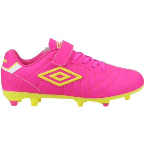 Umbro Speciali Liga Firm Ground Jnr Football Boot Hot Pink UK 11 Hot Pink
