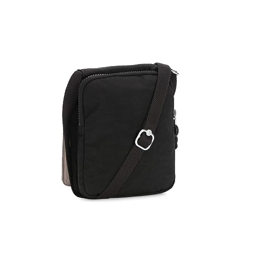 Kipling Women's New Eldorado Crossbody Bag, Black Tonal Ii, 6''L x 7.75''H x 0.75''D3
