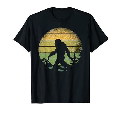 Créature Légendaire Cryptide Sasquatch Retro Yéti Bigfoot T-Shirt