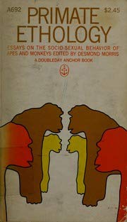 Primate Ethology (A Doubleday Anchor book) B0007E82DG Book Cover