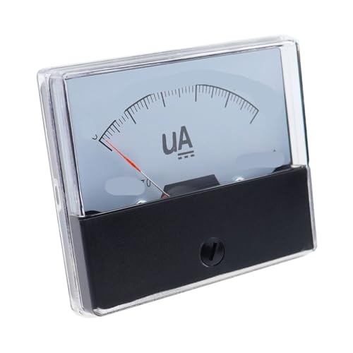 Ampèremètre analogique DH-670 DC 300uA de 70x60mm pour mesure de courant continu