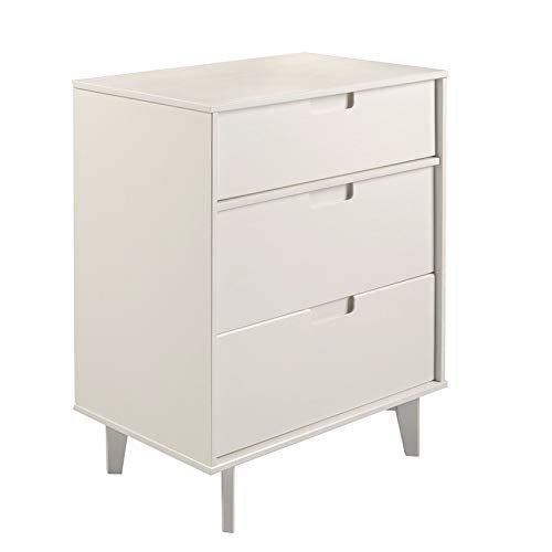 Eden Bridge Designs Commode Vertical à 3 tiroirs Pin Blanc
