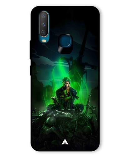 Image of Premium Anime 1 Case for Vivo Y12 (Glossy Finish) Soft-Touch Metal TPU Back Cover, Shockproof, Designer, Aesthetic Mobile Phone Case
