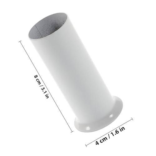 Fundas para portalámparas de araña metálicas mangas de base de candelabro marfil 30x80mm 2