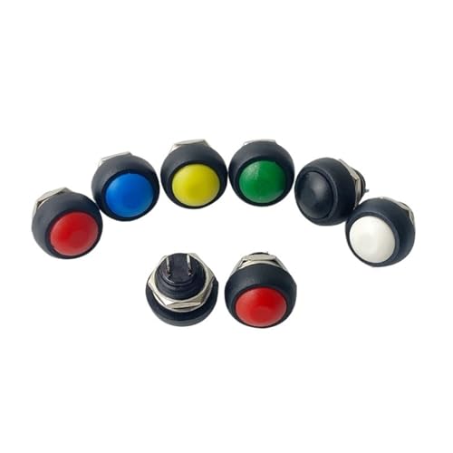 Bouton poussoir 12mm KLVN pour remplacer un interrupteur de klaxon défectueux lot de 10 pièces