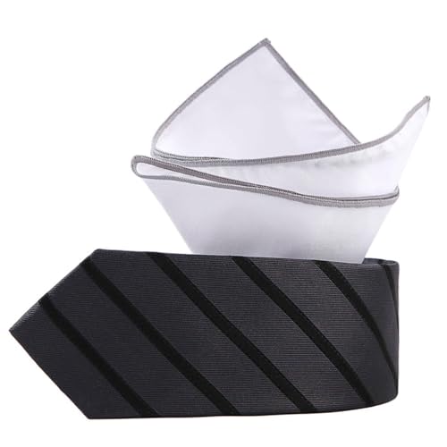 Set de Corbata y Pañuelo en Seda para Hombre