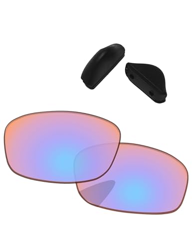 Image of Replacement Lenses & Nose Pads for Oakley Fives Squared(4+1) OO9238 54mm - Precise Fit, UV Block, Impact Resistant