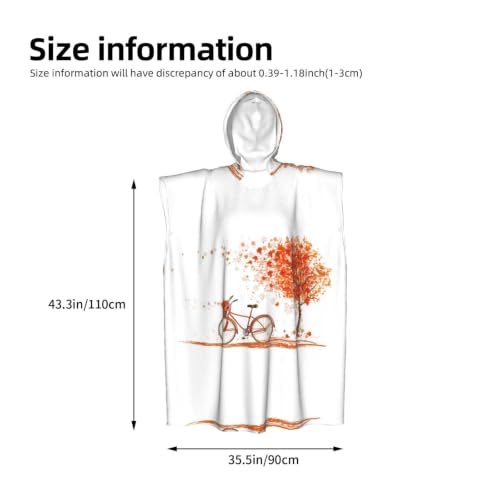 Serviette de plage poncho en microfibre légère à séchage rapide