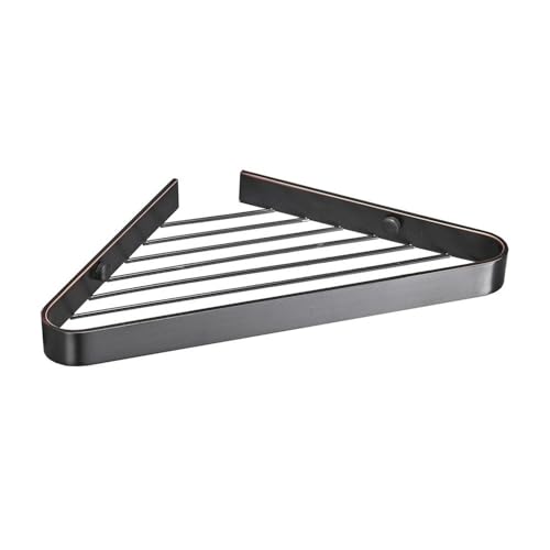 Étagère de douche murale en métal pour optimiser une petite salle de bain moderne