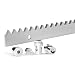 Cremallera para Motor Apertura Puerta STAN01-1050 mm, Acero Galvanizado, Juego Tornillos -...