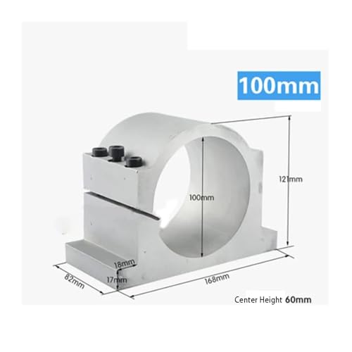 Soporte de motor para máquina de grabado CNC con abrazadera de eje de aluminio 3