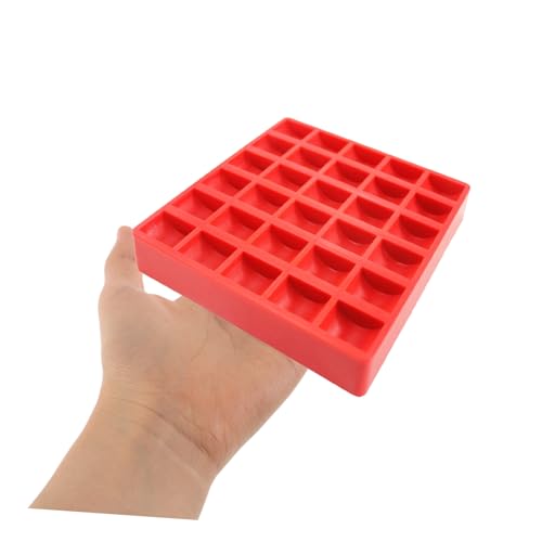 Caja organizadora de monedas roja de plástico KICHOUSE miniatura 4