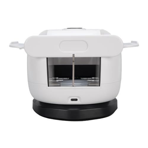 Fockety 自動カードシャッフル&ディーラー 2in1、360°/180°回転式プログラム可能カードディーラー、4つのコントローラー付き、8人用 電動シャッフルディーリングマシン