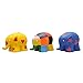 Plastoy Elephant Tubo Eveil 3 Figurines-Elmer, 60845, 40328060845, Mulitcolor