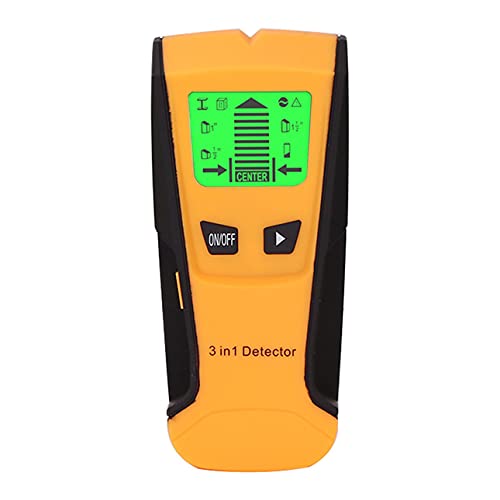Ba30DEllylelly Detector de Metales 3 en 1, Busque Postes de Madera metálicos, Voltaje de CA, detección de Cables en Vivo, escáner de Pared, buscador de Caja eléctrica, Detector de Pared Cover