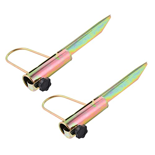 BESPORTBLE Sonnenschirm Sandanker 2 Stück Robuste Bodenhalterung aus Verzinktem Eisen Passend für 32/28/25mm Schirmstangen Wetterfest Stabiler Erdspieß für Strand Garten Outdoor Windfest