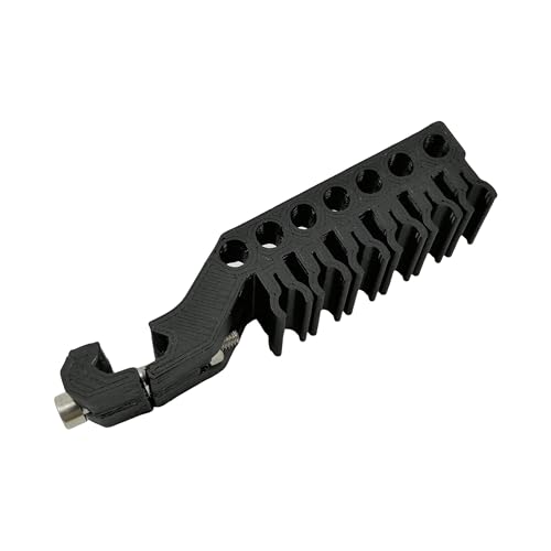 Picatinny Bolt Holder Quiver Accessory for Pistol Crossbow in Black (7+6 Right) - Thumbnail 3