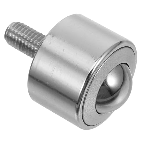 CHILDWEET Ball Drive Bearings Ball Bearing Roller Ball Transfer Unit Roller Ball Thread Stem Ball Caster Roller Transfer Bearing Caster Wheels Heavy Duty Ball Casters Silver Steel