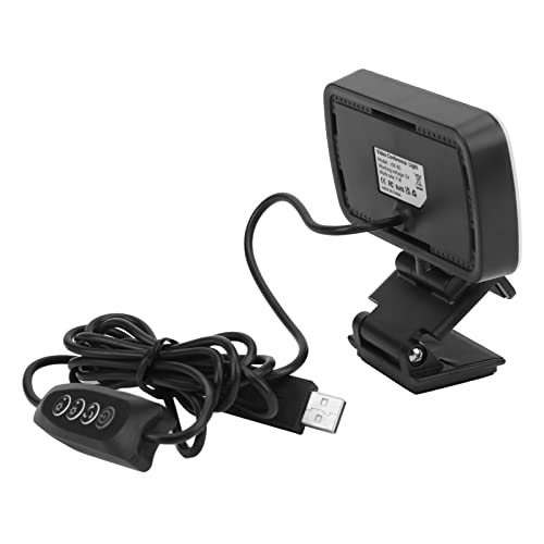 Image of Video Conference Lighting with 360 Rotatable Head, Rechargeable Webcam Light for Laptop, 120 LED Beads, 3 Color Temperatures, Stepless Brightness Adjustable Fill Light for Zoom Me
