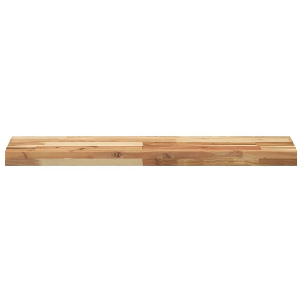vidaXL Piano per Tavolo 80x20x4cm Rettangolare Legno Massello Acacia, piano tavolo di ricambio, piano tavolo rettangolare, piano tavolino da salotto