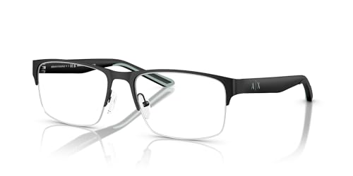 Image of Armani Exchange mens Ax1068 Rectangular Prescription Eyewear Frames