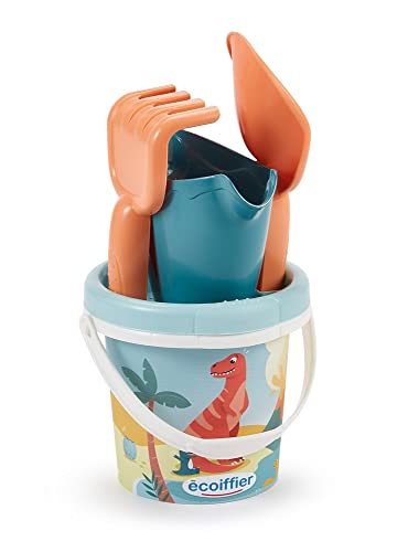 Ecoiffier- Dinosauro CUBO 12 CM Completo Dino, Multicolore, 7600000461