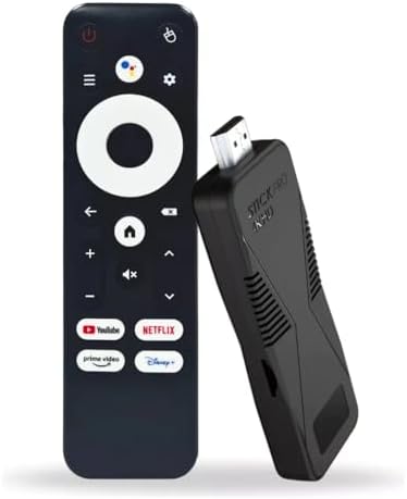 TV Stick Android Smart TV 4K UHD, 2GB RAM, 16GB de Armazenamento,...
