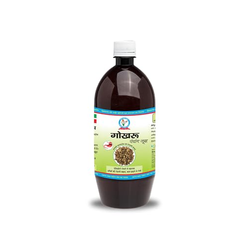 Image of Bharat Gram Udyog Gokhru Panchang - Increase Vitality & Kidney Health (Pack of 1) 1 L