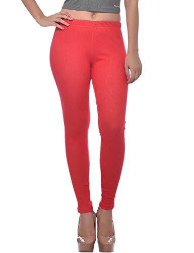 Image of Frenchtrendz Women's Slim Fit Mid Rise Stretchable Cotton Modal Spandex Jegging Pull On
