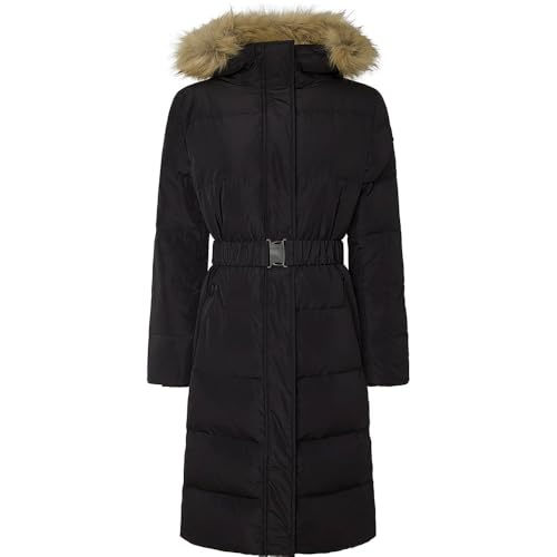 Pepe Jeans Damen Bella Baby Jacke, Schwarz (Black), 46