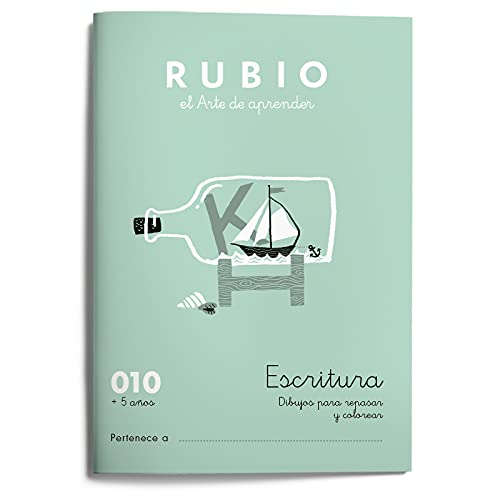 010 Escritura RUBIO (dibujos) Dibujos para seguir y colorear | A partir de 5 años