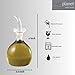Chef's Planet All-Purpose Glass Oil Decanter and Cruet - Olive Oil Dispenser Bottle for Kitchen - Precise Pourer & Collar - Ideal for Cooking Oil, Vegetable Oil - Syrups, Liqueurs, Sauces, 5 oz