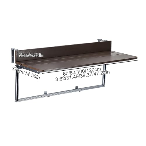 Table de balcon pliable pour balustrade : la solution gain de place terrasse - 2