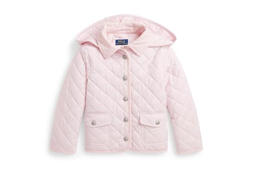 POLO RALPH LAUREN Girls' Quilted Water-Repellent Barn Jacket (Toddler/Little Kid)
