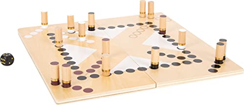small foot Ludo und Leiterspiel "Gold Edition", modernes Brettspiel für 2-4 Spieler, ab 4 Jahren, 12218 – Bild 4