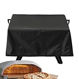 Pizzaofen-Abdeckung | 62 x 62 x 28 cm BBQ-Grill | abnehmbarer Kaminofen | winddichte Lagerung des Topfes | Outdoor-Kochzubehör für Geschäfte von A