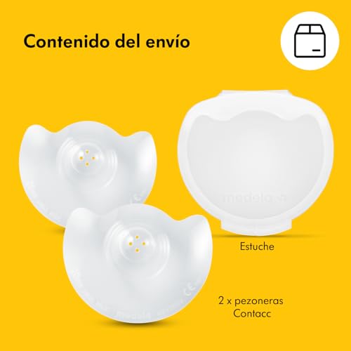 Miniatura 12 de Medela Pezoneras Para Lactancia Contact, Protectores Delgados De Silicona Y Sin Bpa, 1 Paquete Con Dos Protectores 20 Mm Y Estuche