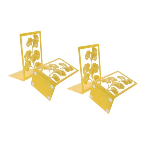 Bookends ginkgo leaf supports décoratifs pour étagères de salon et bureau