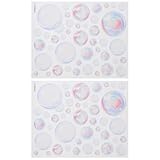 Sticker mural pour salle de bain : orné d’un joli motif de bulles, ce sticker apporte une touche de fraîcheur et de charme à n’importe quelle pièce, créant une ambiance chaleureuse et accueillante. sticker mural sous-marin