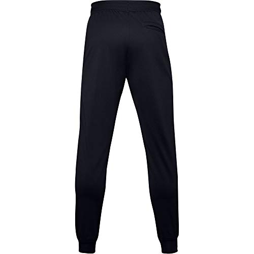 Under Armour Men's Sportstyle Tricot Joggers , Black (001)/White , Small