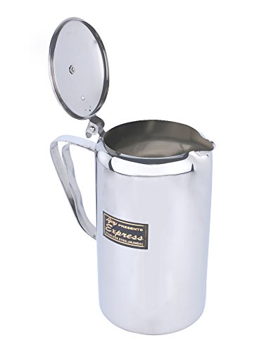 Ajay Steel Stainless Steel Water Jug with Hinged Lid, Mirror Finish, 1500 ML, Tableware - Image 3